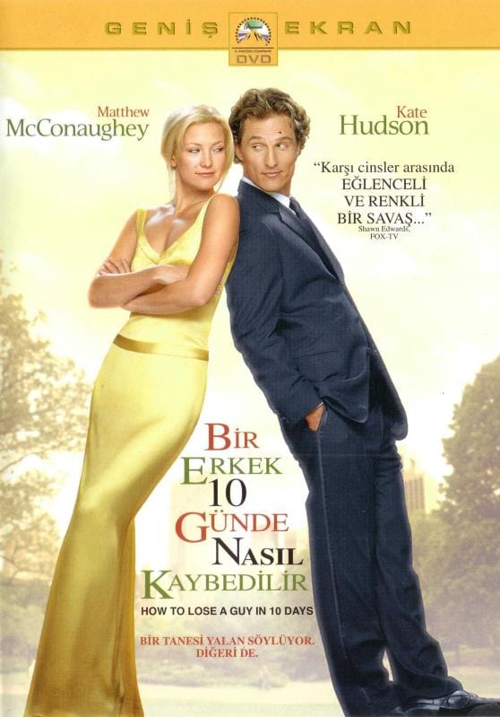 Bir Erkek 10 günde Bir Erkek 10 Günde Nasıl Kaybedilir-How To Lose A Guy In 10 Days Dvd - Görsel 1
