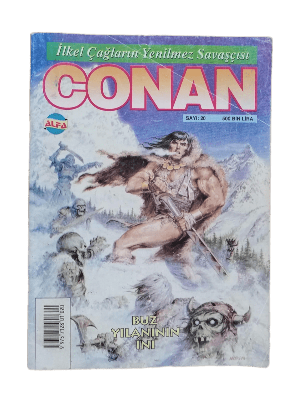 Conan 20 İlkel Çağların Yenilmez Savaşçısı Conan Sayı 20 - Görsel 1