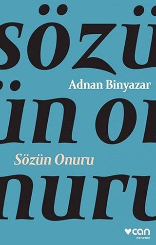 SÖZÜN ONURU Sözün Onuru-Adnan Binyazar/1.Baskı - Görsel 1