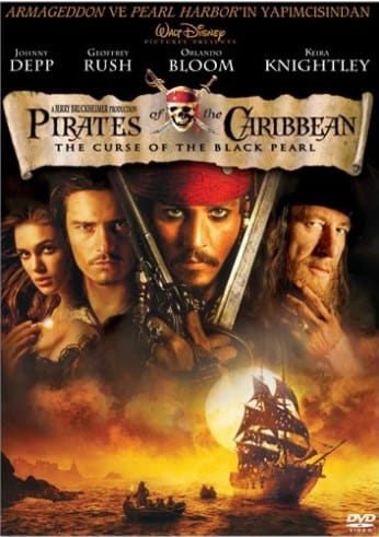 Karayip Korsanları: Siyah İnci'nin Laneti-Pirates Of Caribbean: The Curse Of The Black Pearl Dvd