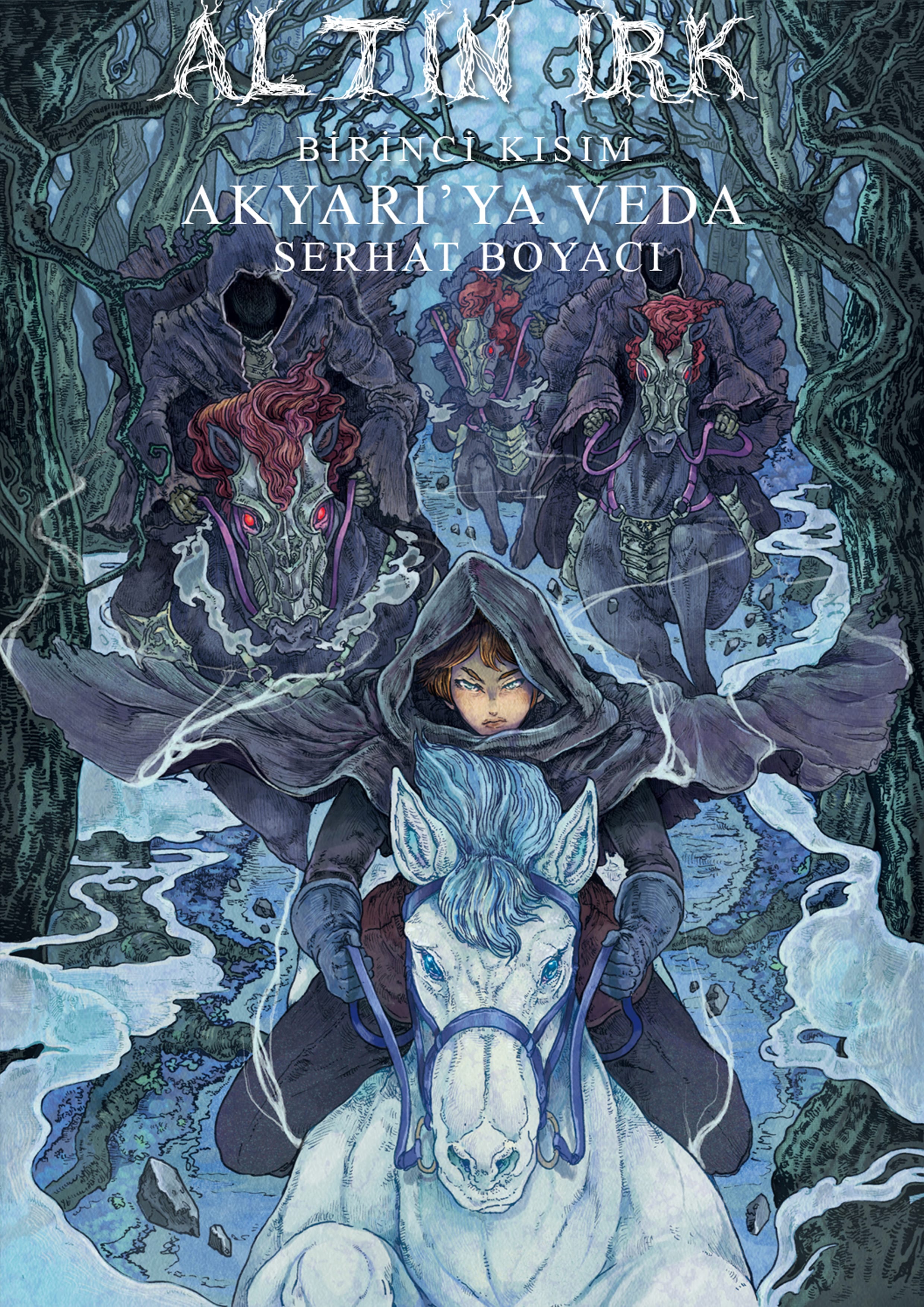 a4 ön kapak e kitap Altın Irk Birinci Kısım Akyarı'ya Veda-Serhat Boyacı (Pdf,Epub) - Görsel 1