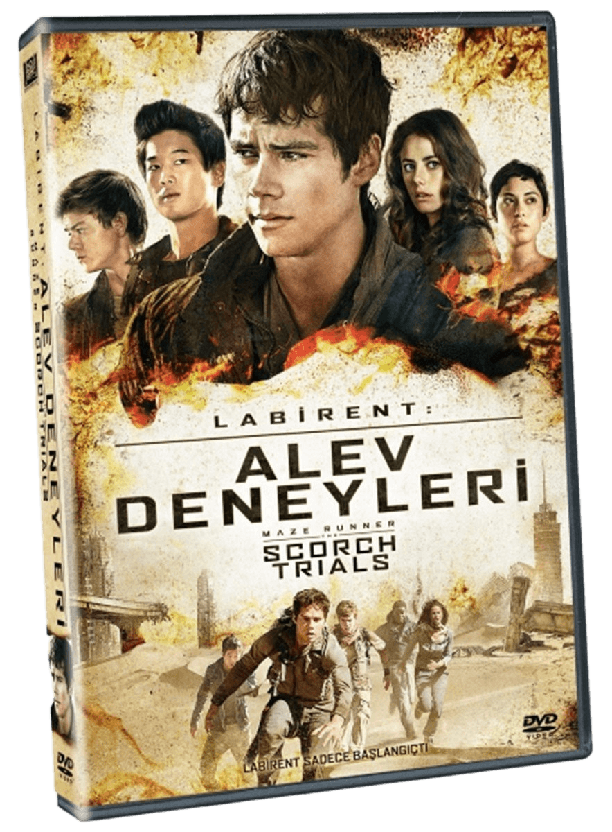 alev deneyleri Labirent Alev Deneyleri-Maze Runner The Scorch Trials Dvd - Görsel 1