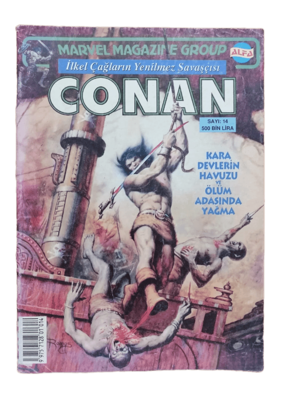 conan 14 İlkel Çağların Yenilmez Savaşçısı Conan Sayı 14 - Görsel 1