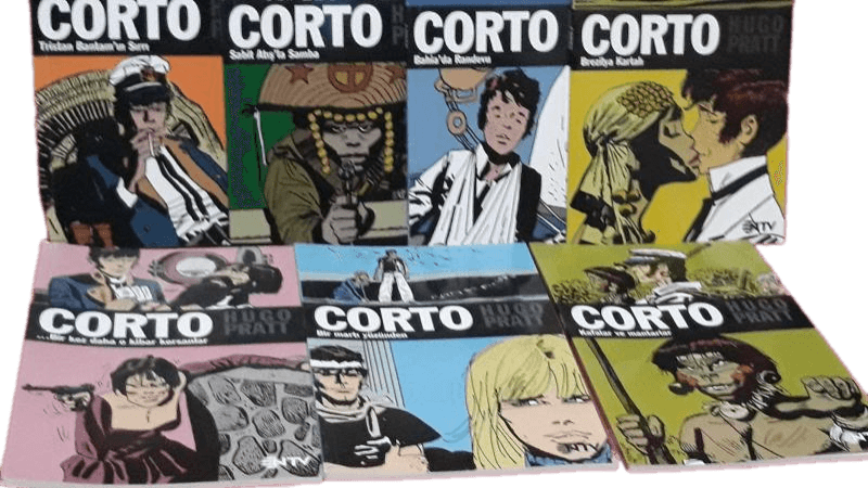 corto set Corto 3-4-5-6-7-8-9 SET/Tristam Bantam'ın Sırrı-Sabit Atış'la Samba-Bahia'da Randevu-Brezilya Kartalı-Bir Kez Daha O Kibar Korsanlar-Bir Martı Yüzünde - Görsel 1
