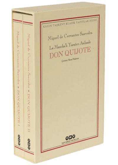 Don Quijote (Don Kişot) 2 Cilt Kutulu-Miguel de Cervantes Saavedra