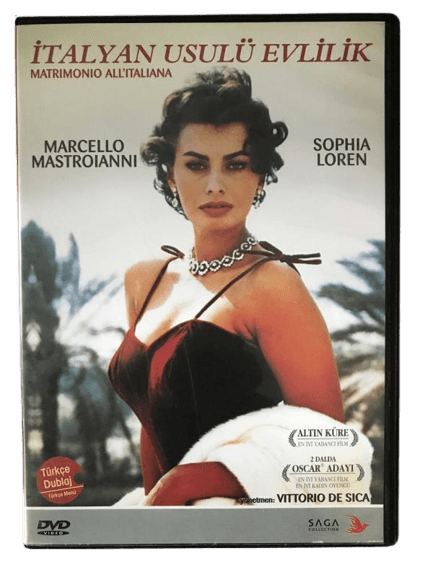 İtalyan Usulü Evlilik Dvd-Matrimonio All'italiana / Vittorio De Sica Filmi
