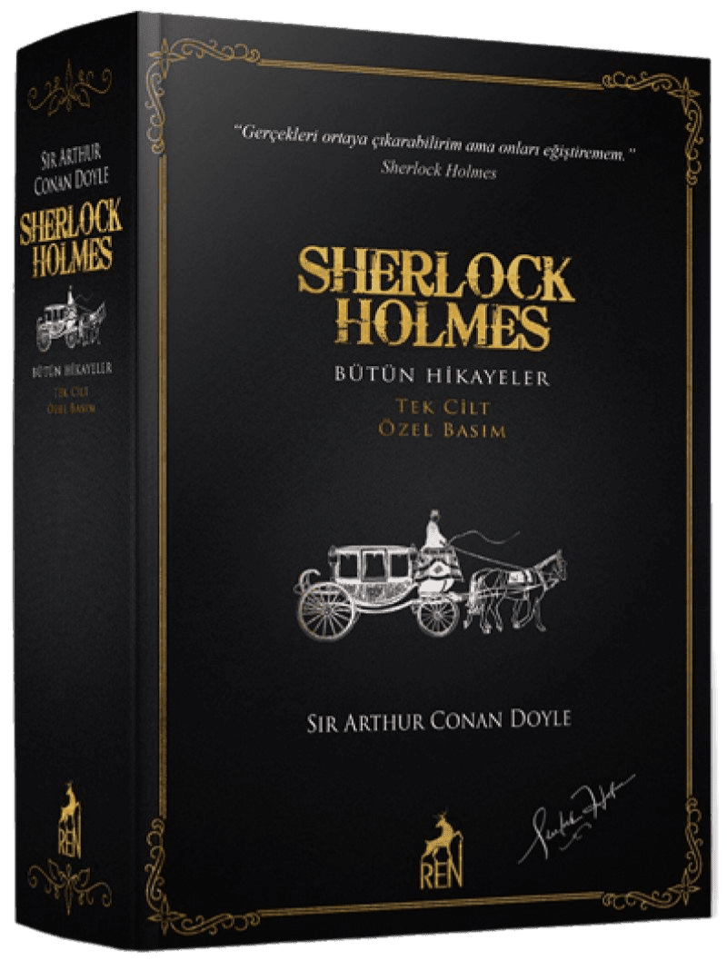 sherlock holmes Sherlock Holmes Bütün Hikayeler (Tek Cilt Özel Basım)-Sir Arthur Conan Doyle - Görsel 1