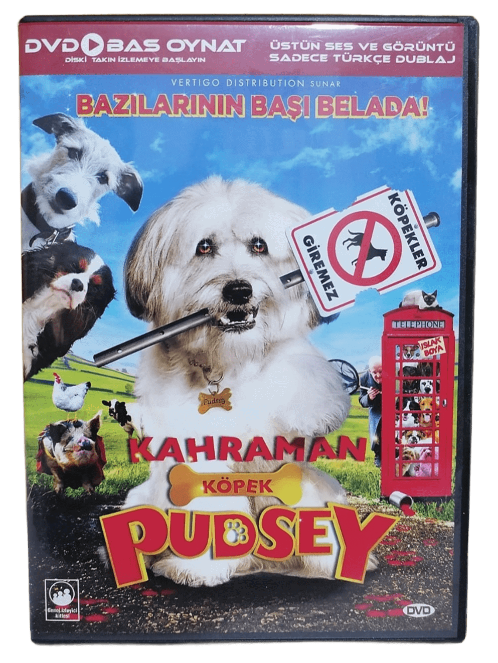 034cff36-0712-413c-8437-53ce5b6f6134 Kahraman Köpek Pudsey Dvd Bas Oynat - Görsel 1