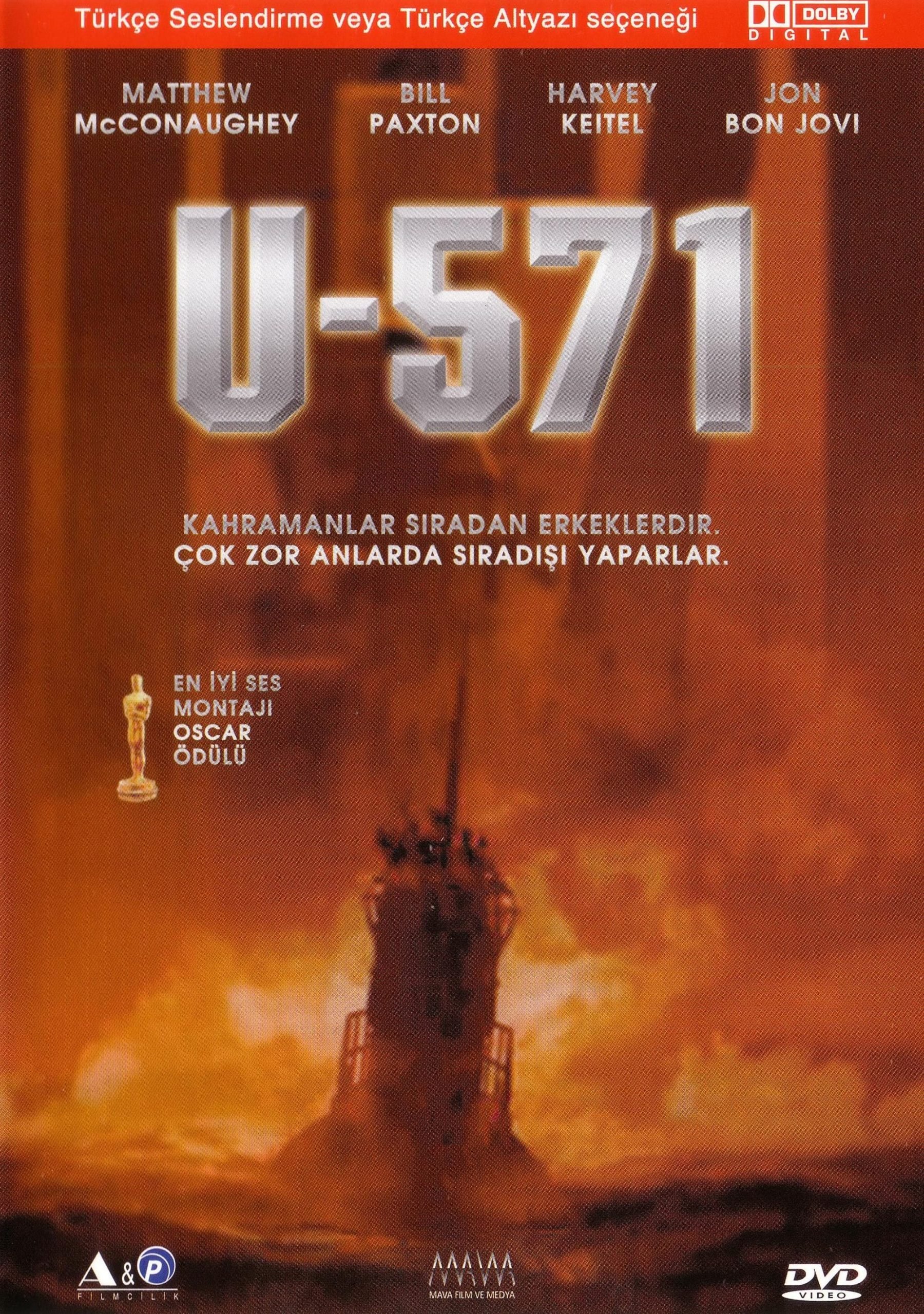 U-571 U-571 Dvd (En İyi Ses Montajı Oscarı) - Görsel 1