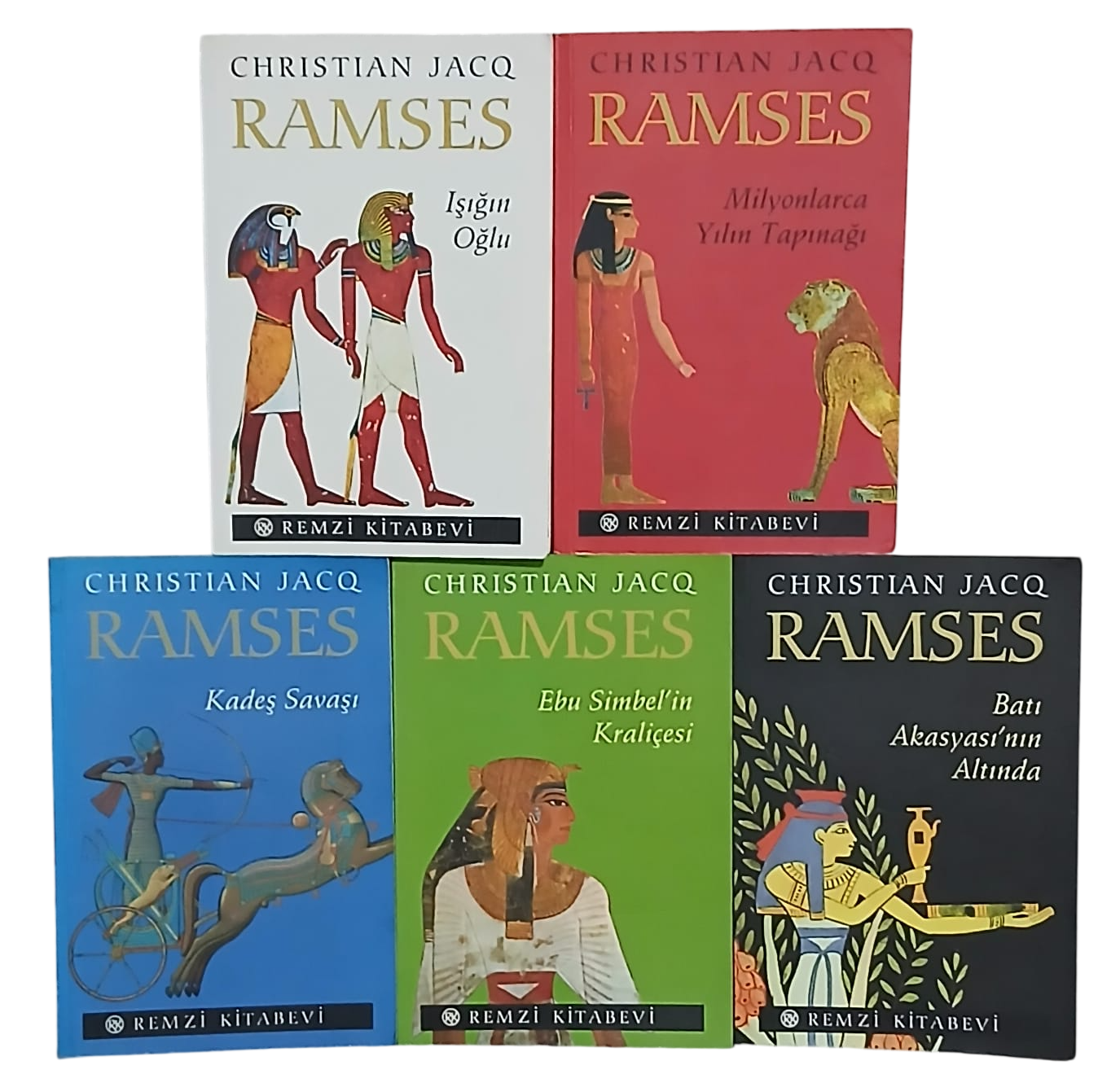 ramses-Photoroom Ramses 1-2-3-4-5 Tüm Seri/Christian Jacq - Görsel 1