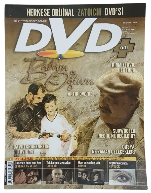 Dvd Artı Sinema Dergisi-Sayı 14 ,Haziran 2006 Babam ve Oğlum Kapaklı