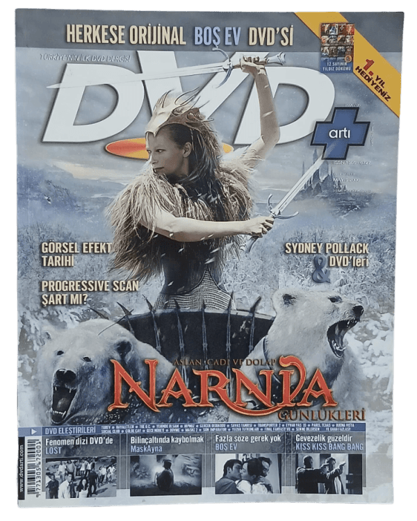 Dvd Artı Sinema Dergisi-Sayı 13 ,Mayıs 2006 Narnia Aslan,Cadı ve Dolap Kapaklı