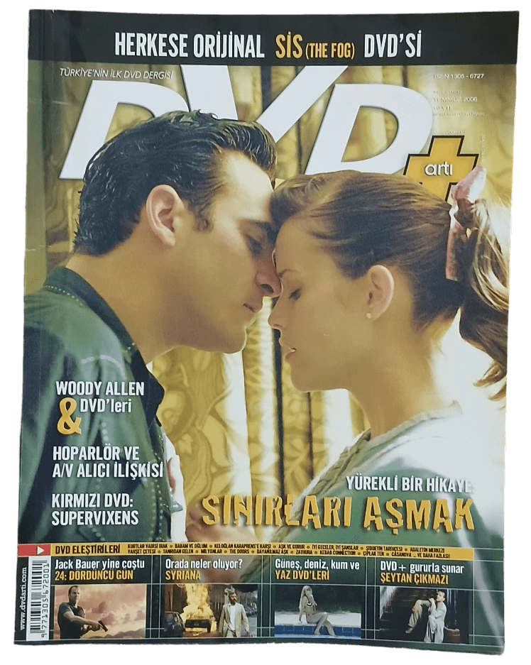 sını Dvd Artı Sinema Dergisi-Sayı 15 ,Temmuz 2006 Sınırları Aşmak Kapaklı - Görsel 1