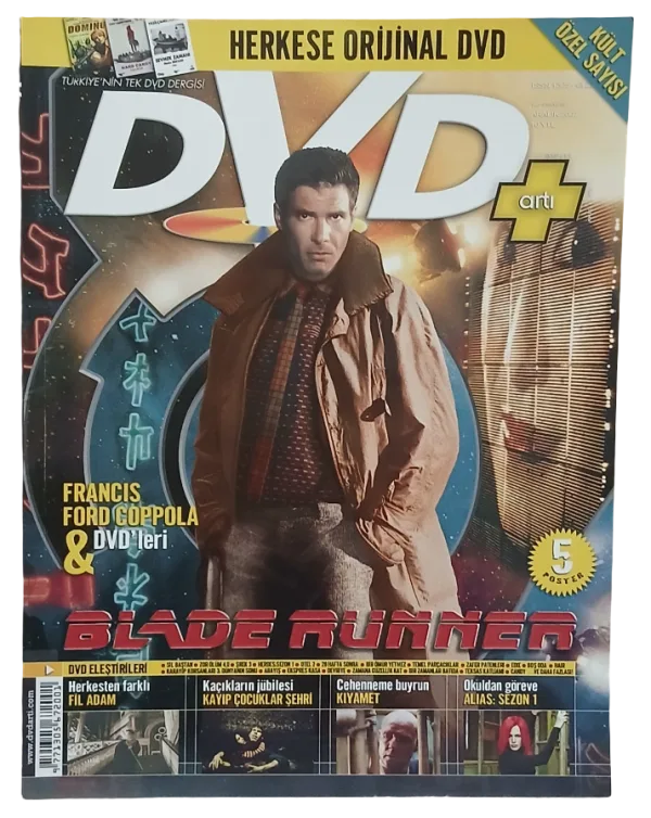 Dvd Artı Sinema Dergisi-Sayı 32, Aralık 2007 Blade Runner Kapaklı