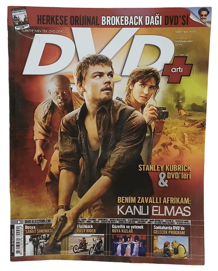 kanlı elmas Dvd Artı Sinema Dergisi-Sayı 26, Haziran 2007 Kanlı Elmas Kapaklı - Görsel 1