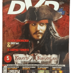 Dvd Artı Sinema Dergisi-Sayı 3 ,Kasım 2007 Karayip Korsanları Dünyanın Sonu Johnny Depp Kapaklı