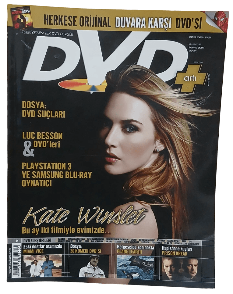 kate Dvd Artı Sinema Dergisi-Sayı 25, Mayıs 2007 Kate Winslet Kapaklı - Görsel 1