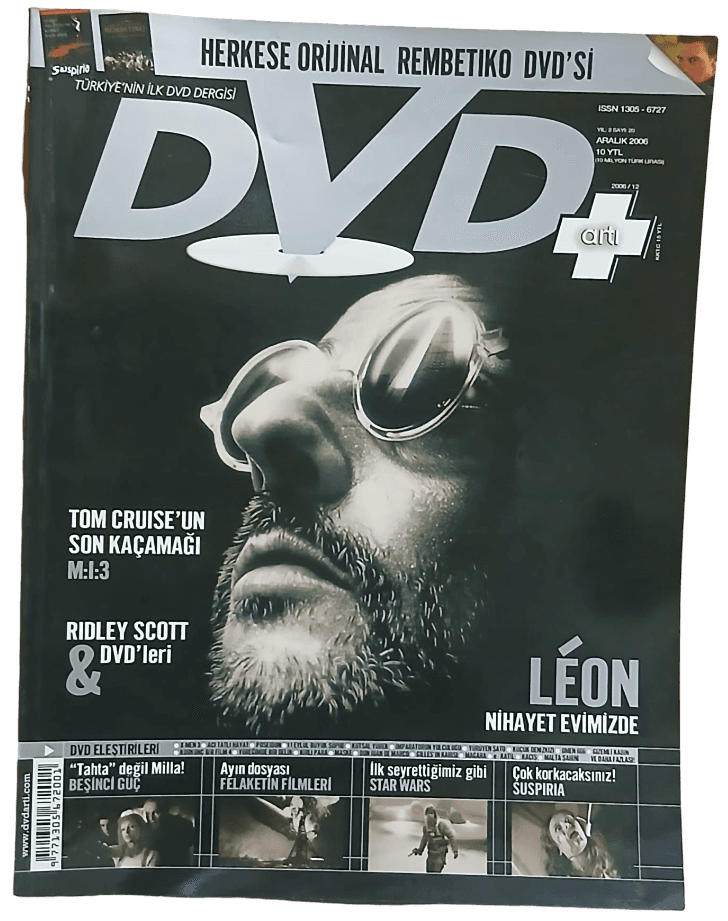 leon Dvd Artı Sinema Dergisi-Sayı 20, Aralık 2006 Leon Kapaklı - Görsel 1