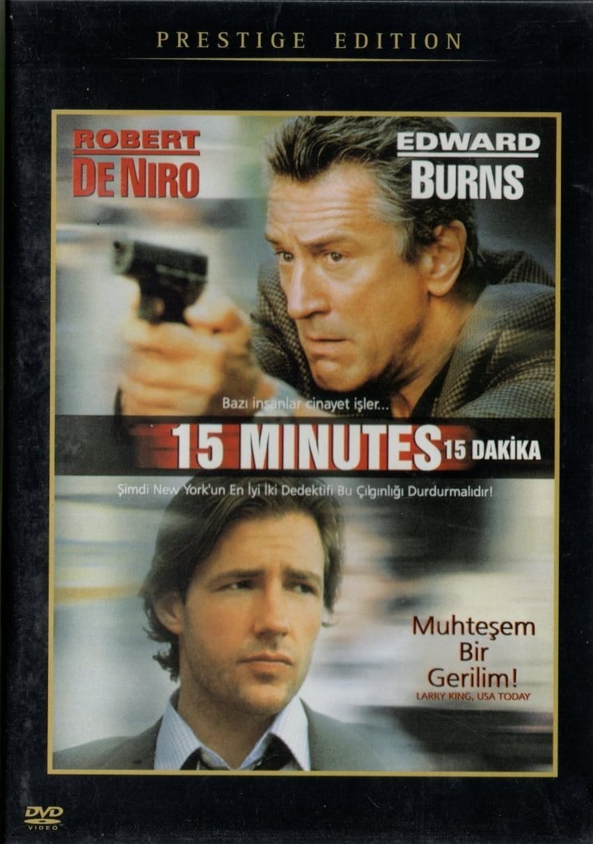 15 dakika 15 Dakika-15 Minutes Dvd Prestige Edition - Görsel 1