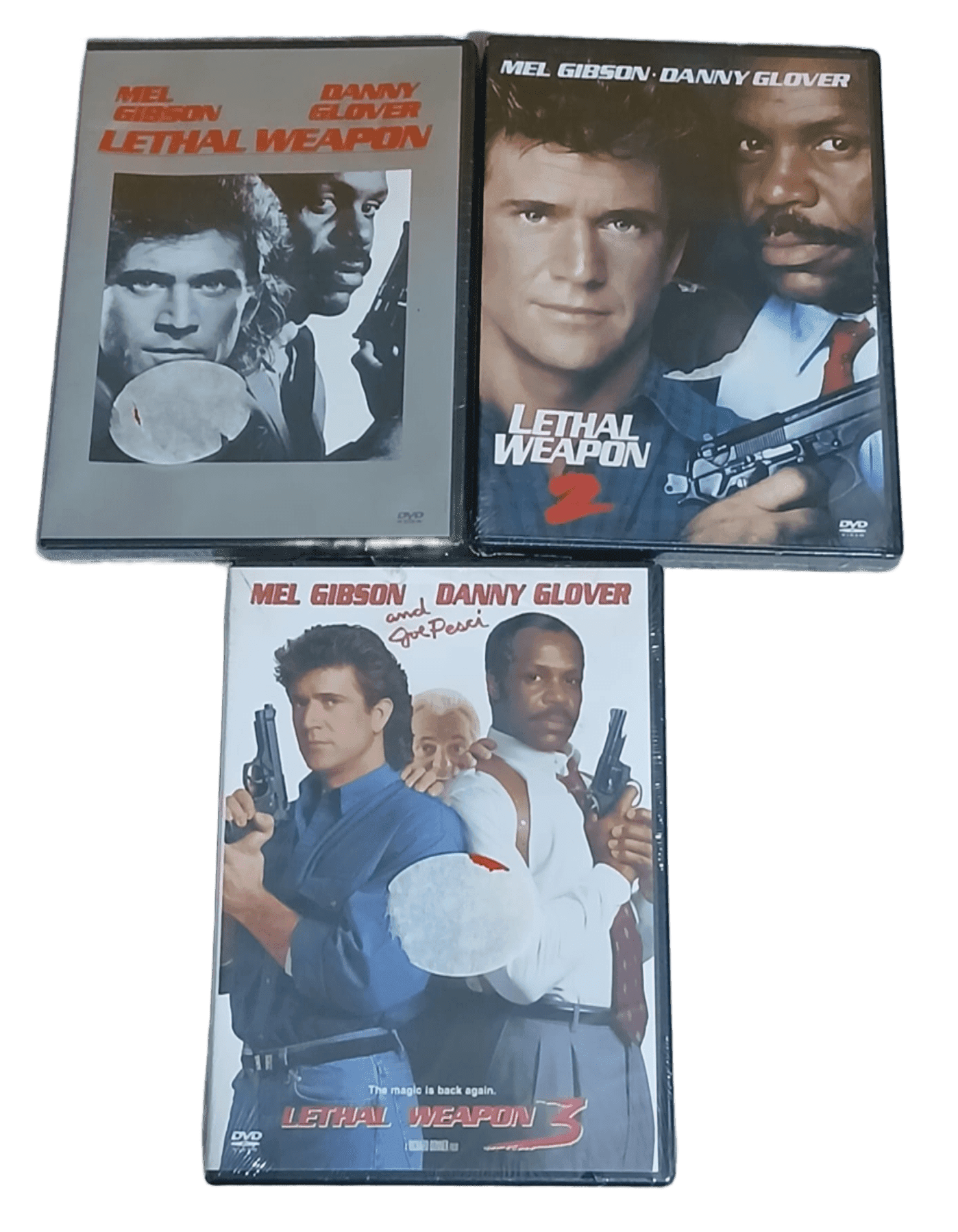 1 Cehennem Silahı 1-2-3 Dvd Set-Lethal Weapon Dvd - Görsel 1