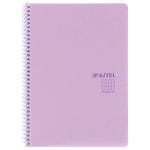 Keskin Color Note Pastel Spiralli Plastik Kapak Kareli Defter A5 80 Yaprak Lila