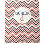 Lilamor Zarf Günlük Denizci 112 Yaprak Çizgili A5