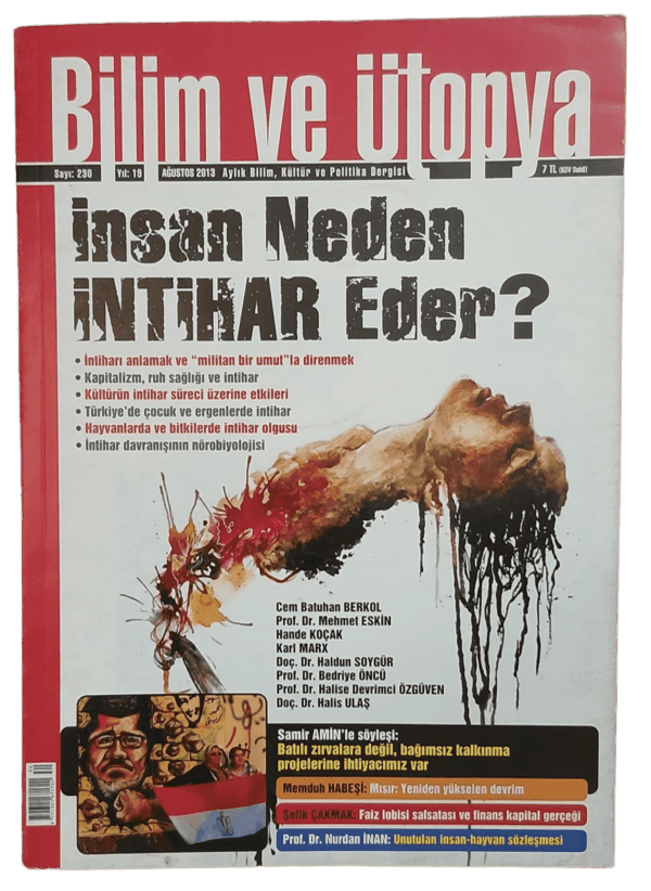 Bilim ve Ütopya Dergisi Sayı 230-Ağustos 2013