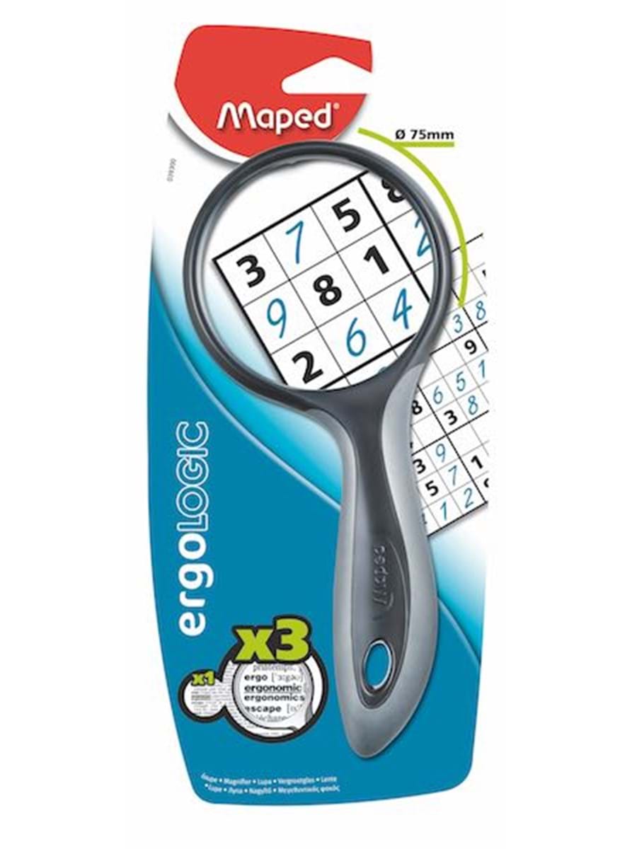 maped2 Maped Büyüteç Ergo Logic 75 Mm 039300 - Görsel 1