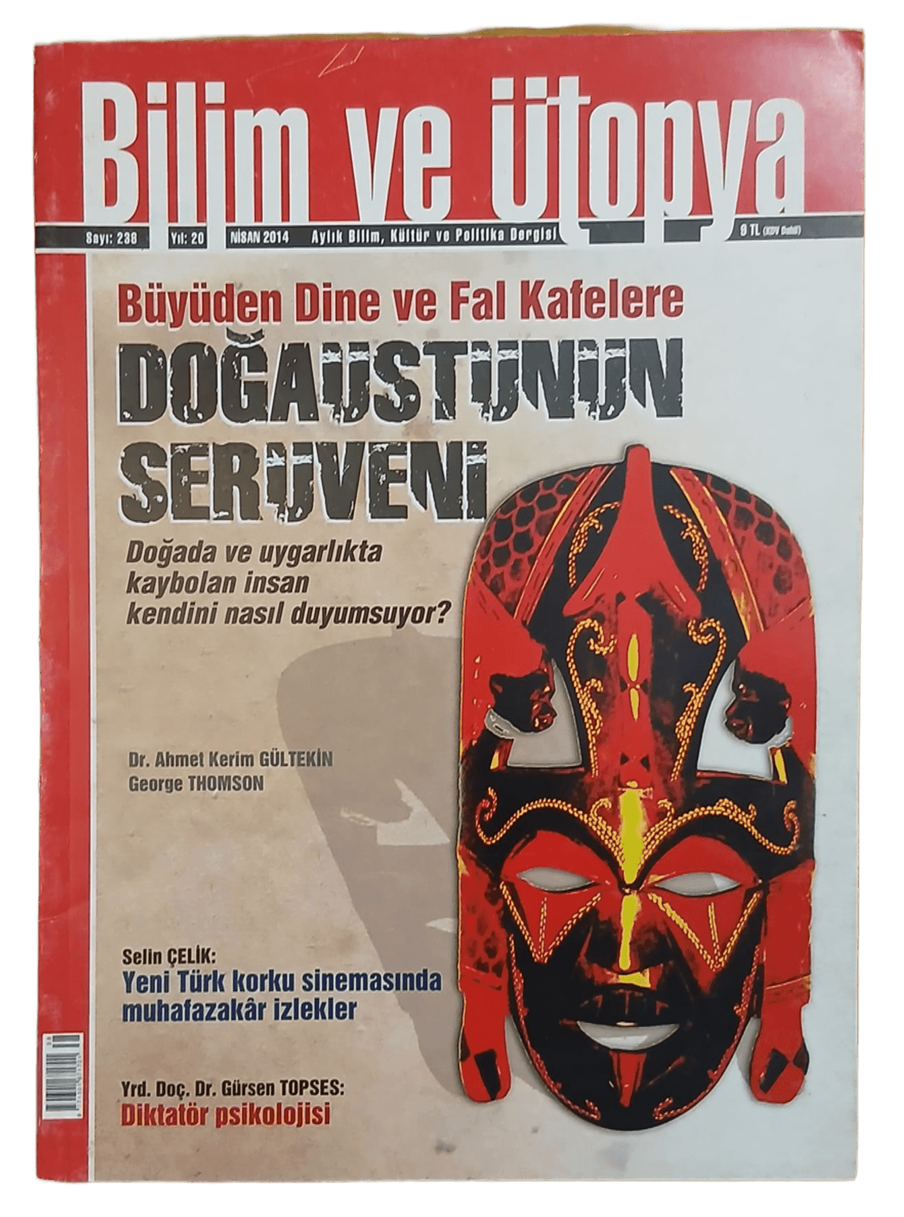 sayı 238 Bilim ve Ütopya Dergisi Sayı 238-Nisan 2014 - Görsel 1