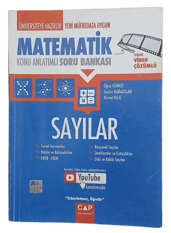 Çap Yayınları Sayılar Konu Anlatımlı Soru Bankası