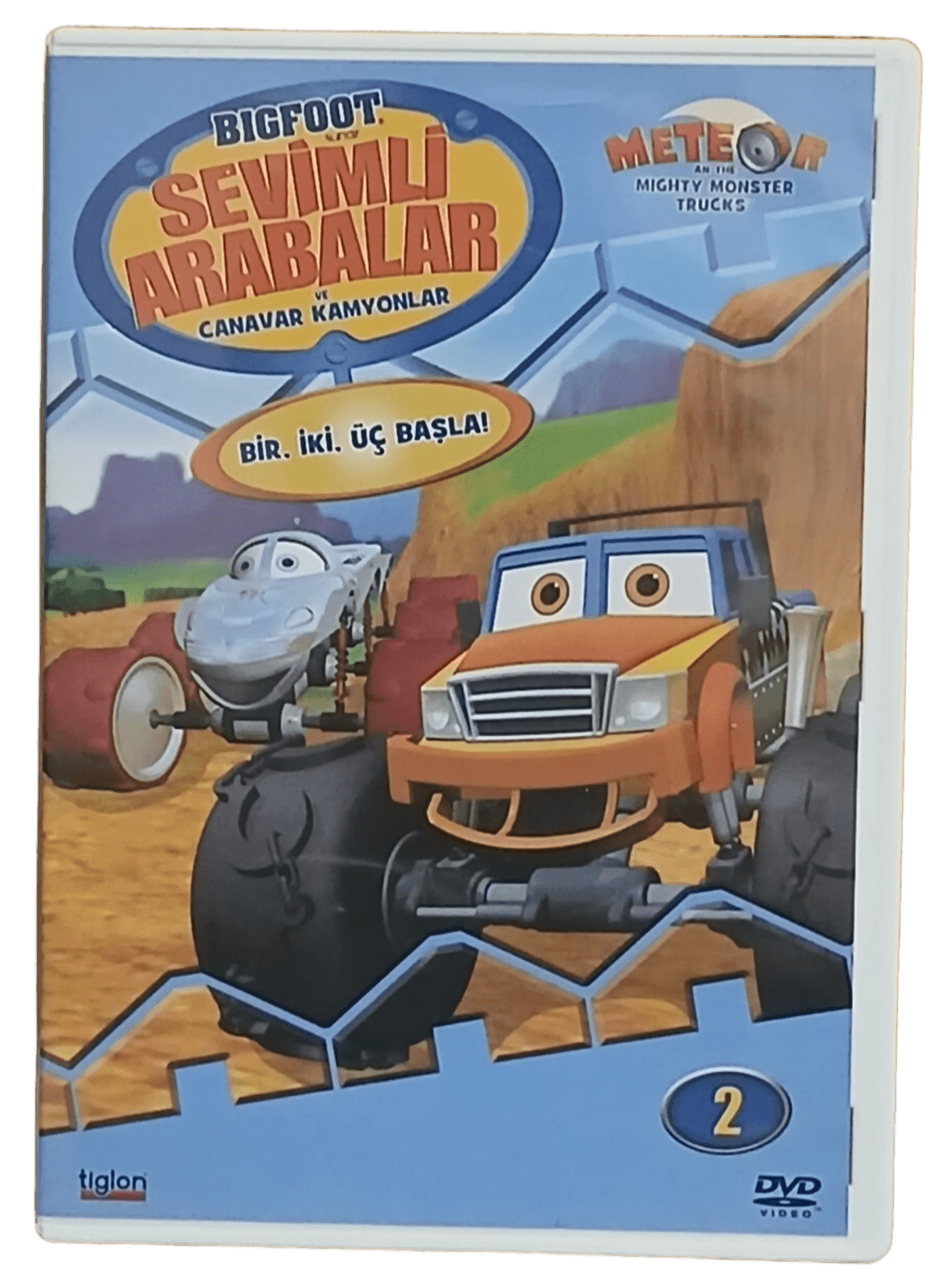 sev Sevimli Arabalar ve Canavar Kamyonlar-Meteor An The Mighty Monster Trucks Dvd - Görsel 1