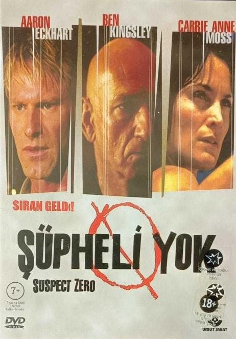 şüpheli Şüpheli Yok-Suspect Zero Dvd - Görsel 1