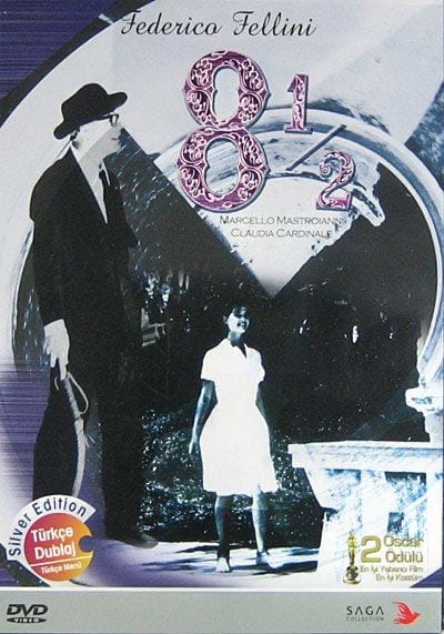 Sekiz Buçuk-8 Buçuk Dvd/Federico Fellini Filmi