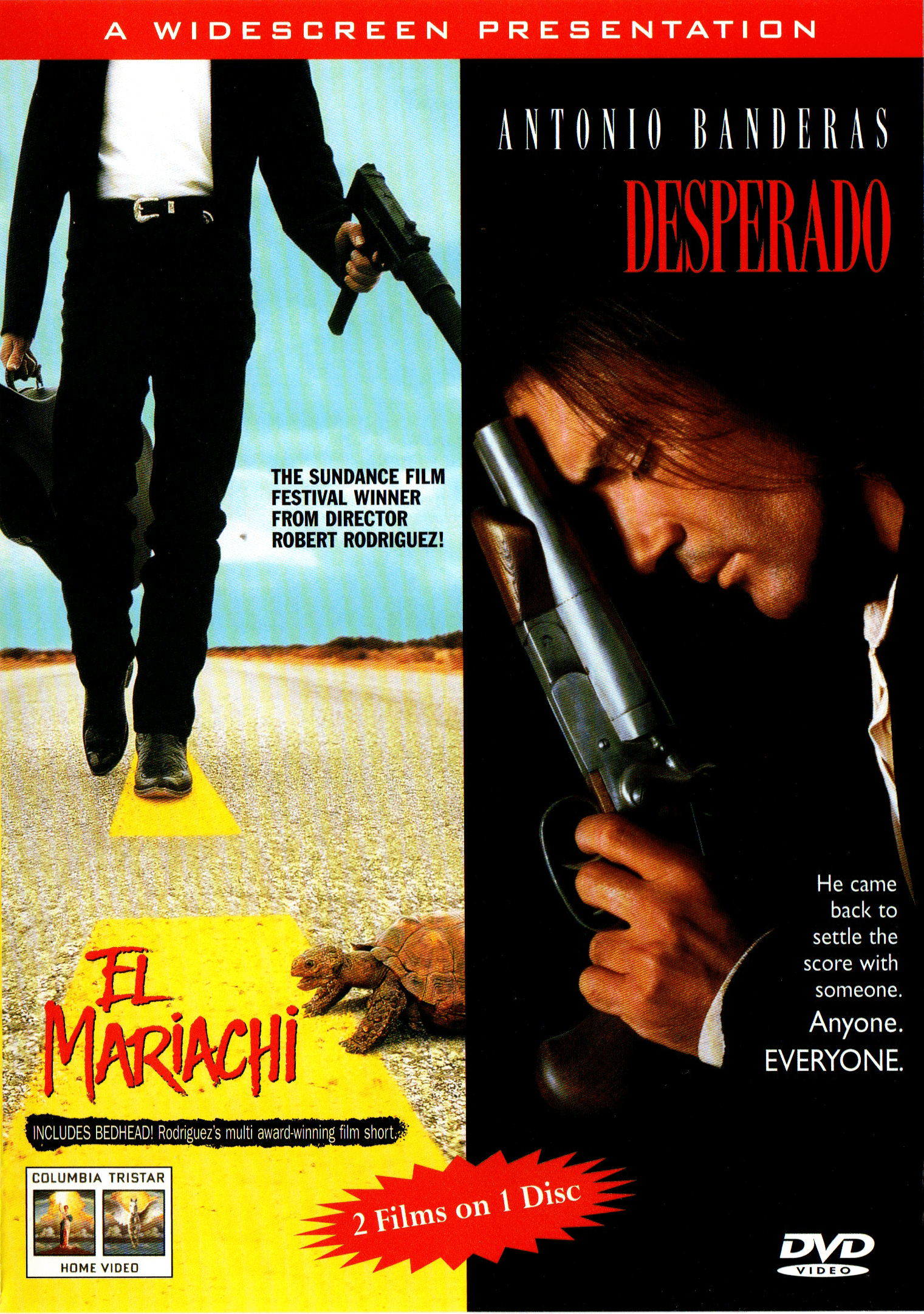 Desperado Desperado-El Mariachi Dvd-2 Film Tek Diskte (Çift Katmanlı Disk) - Görsel 1