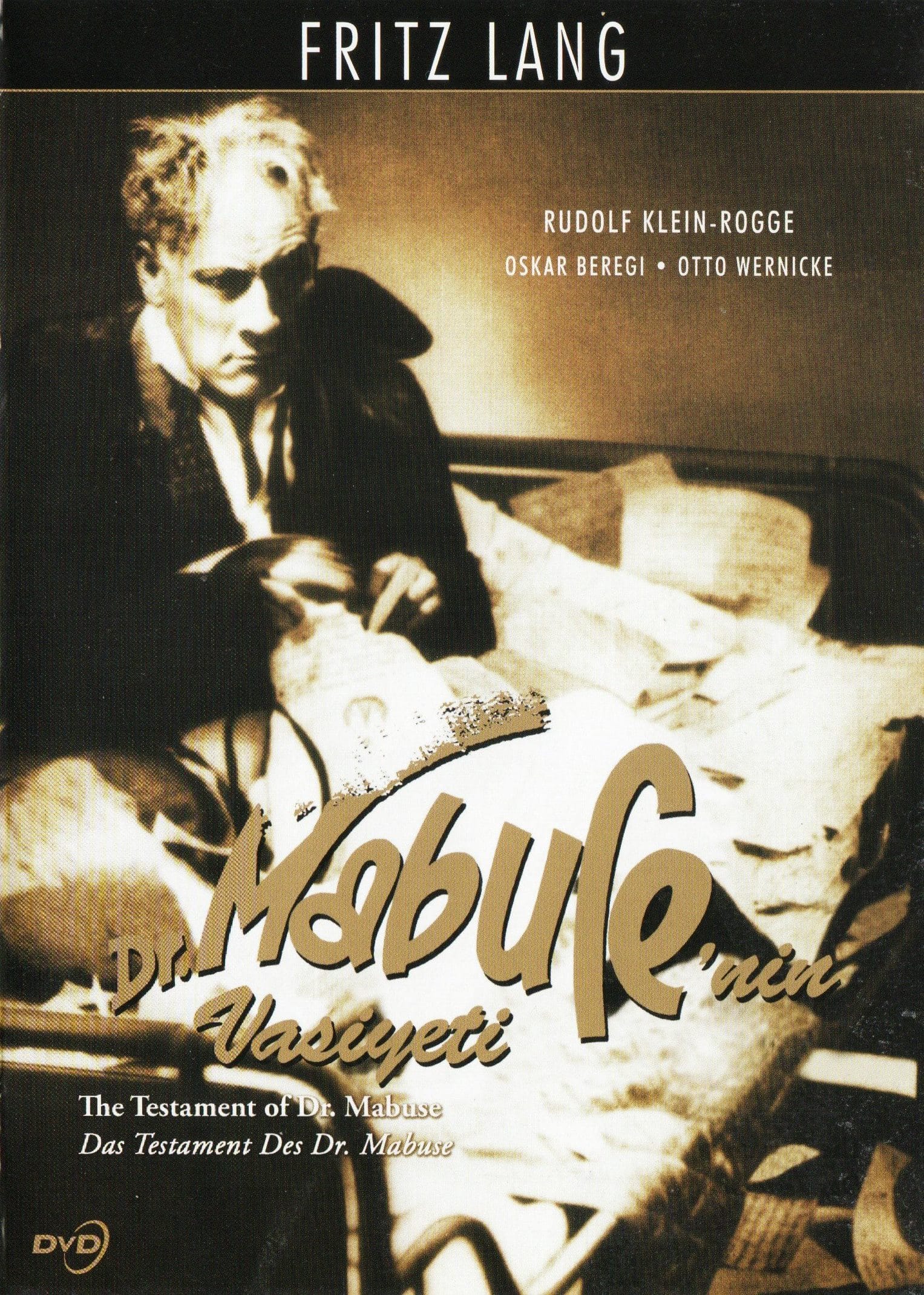 Dr Mabulenin Vasiyeti Dr. Mabuse'nin Vasiyeti-The Testament Of Dr. Mabuse Dvd - Görsel 1