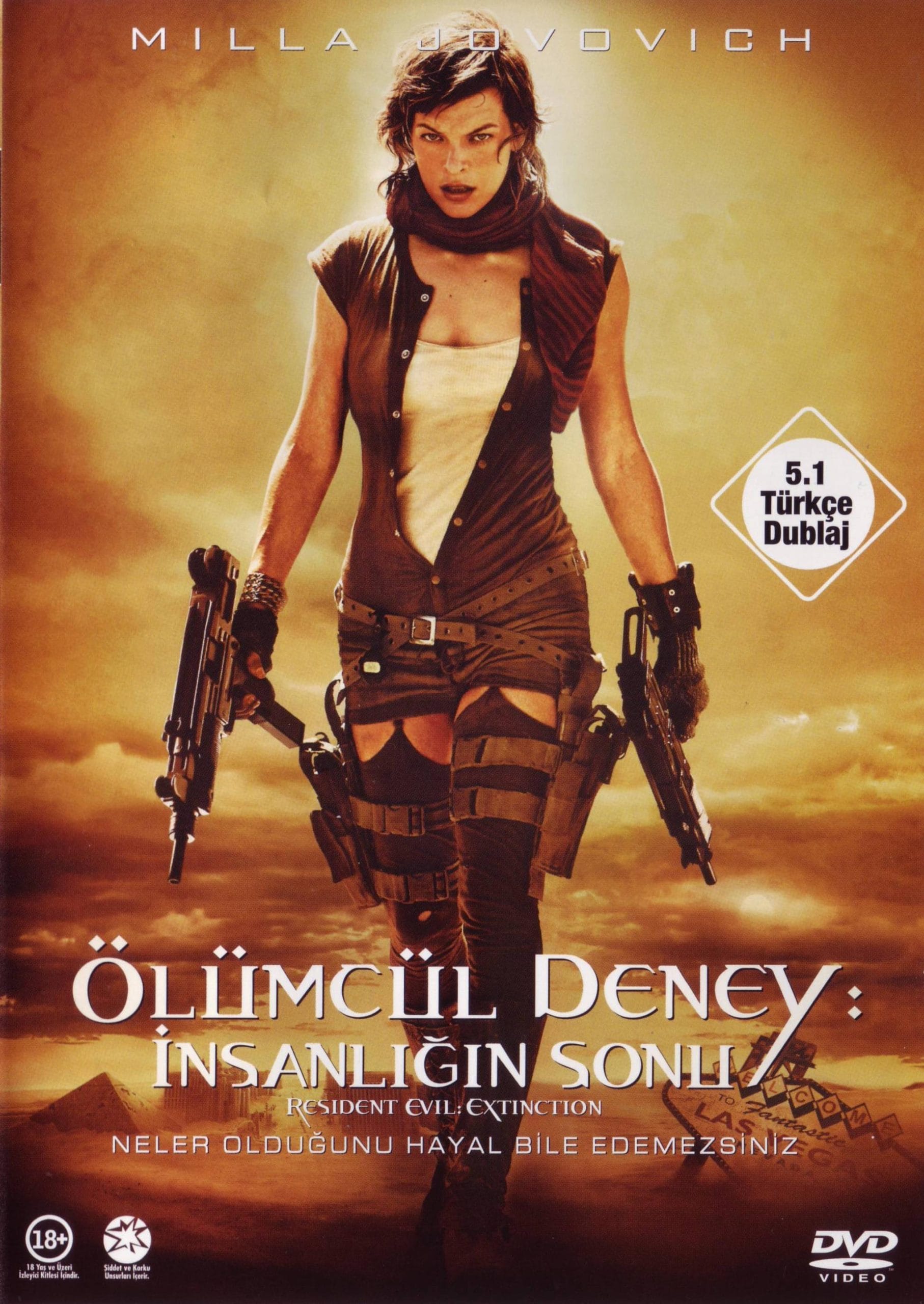 Resident Evil Ectinction (Ölümcül Deney İnsanlığın Sonu) Ölümcül Deney İnsanlığın Sonu-Resident Evil Extinction Dvd - Görsel 1