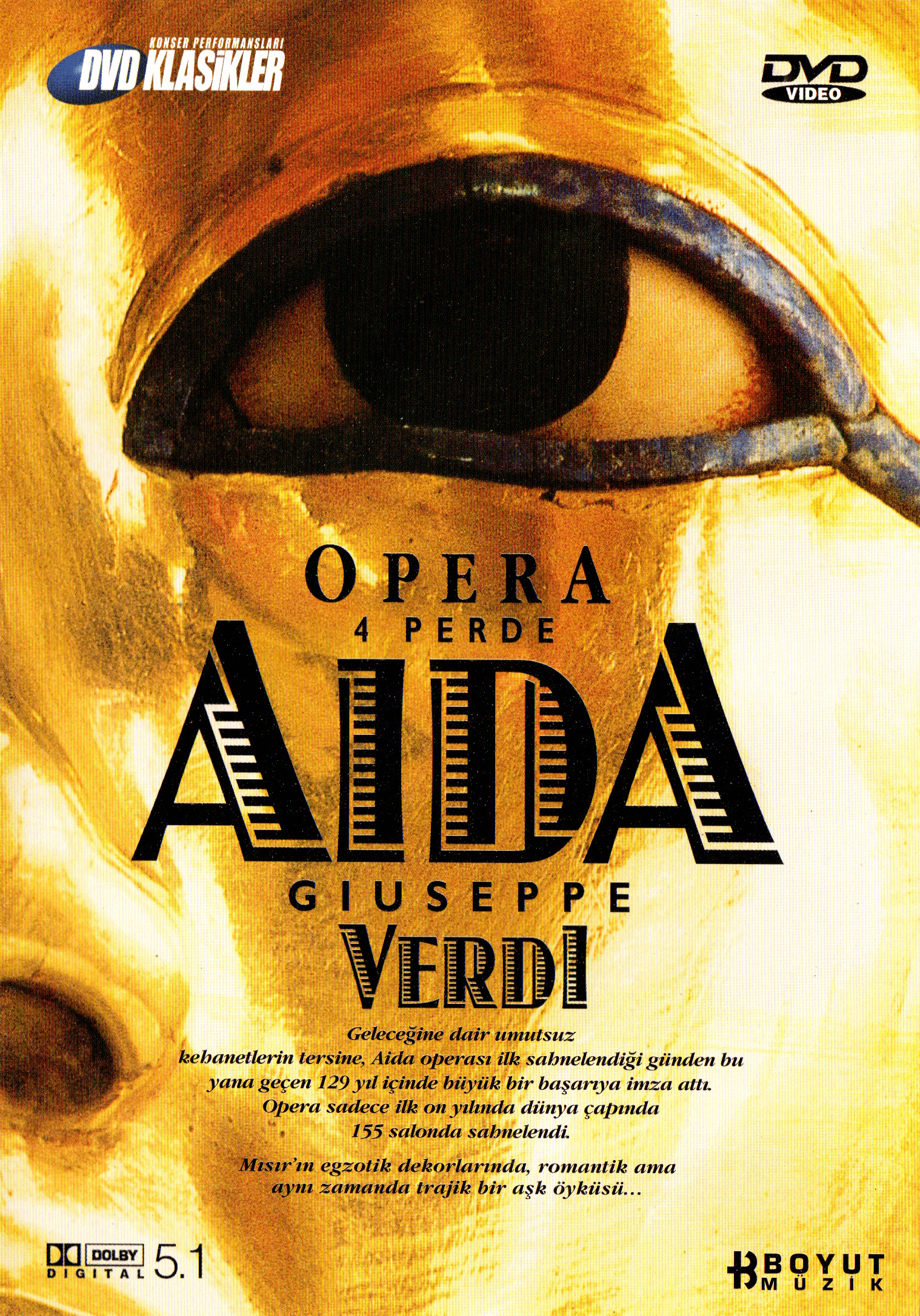 Verdi Aida Giuseppe Verdi 4 Perde Opera - Görsel 1