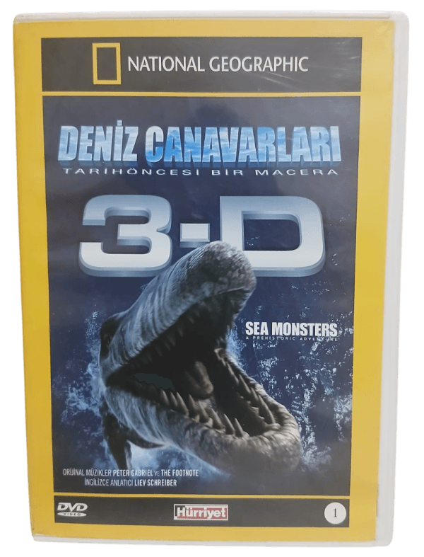 National Geographic Deniz Canavarları 3D Dvd Belgesel