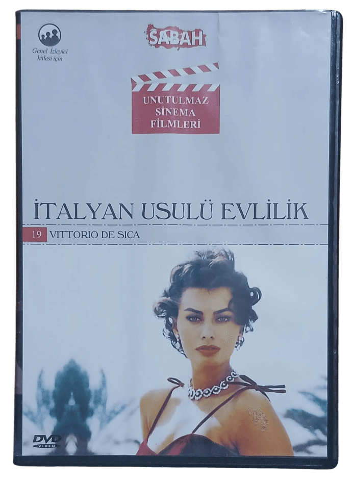 italyan uuslü-Photoroom İtalyan Usulü Evlilik Dvd-Matrimonio All'italiana / Vittorio De Sica Filmi - Görsel 1