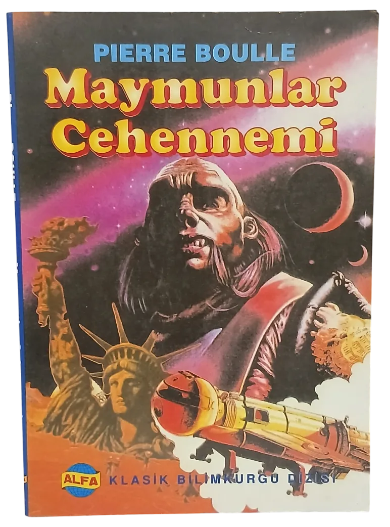 maymunlar-Photoroom Maymunlar Cehennemi-Pierre Boulle / 1.Baskı - Görsel 1