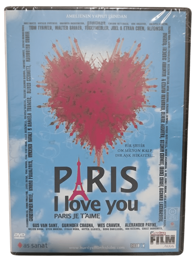 paris-Photoroom Paris I Love You-Paris je T'aime Dvd - Görsel 1