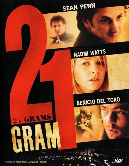 Yirmi Bir Gram-21 Grams Dvd