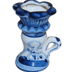 Delft Mavisi Porselen Mumluk