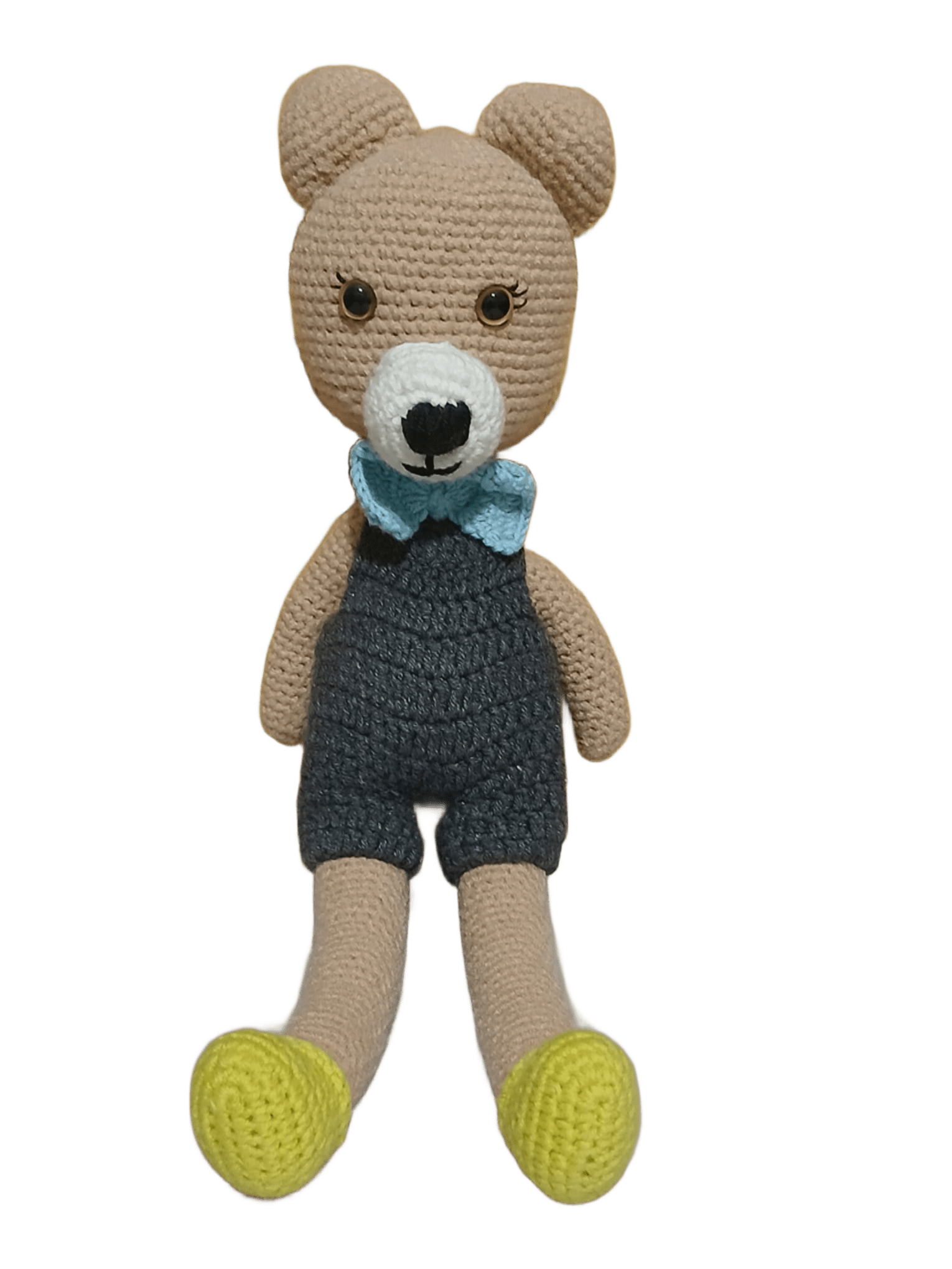 ayı Amigurumi Sevimli Sesli Oyuncak Ayı 30 cm - Görsel 1