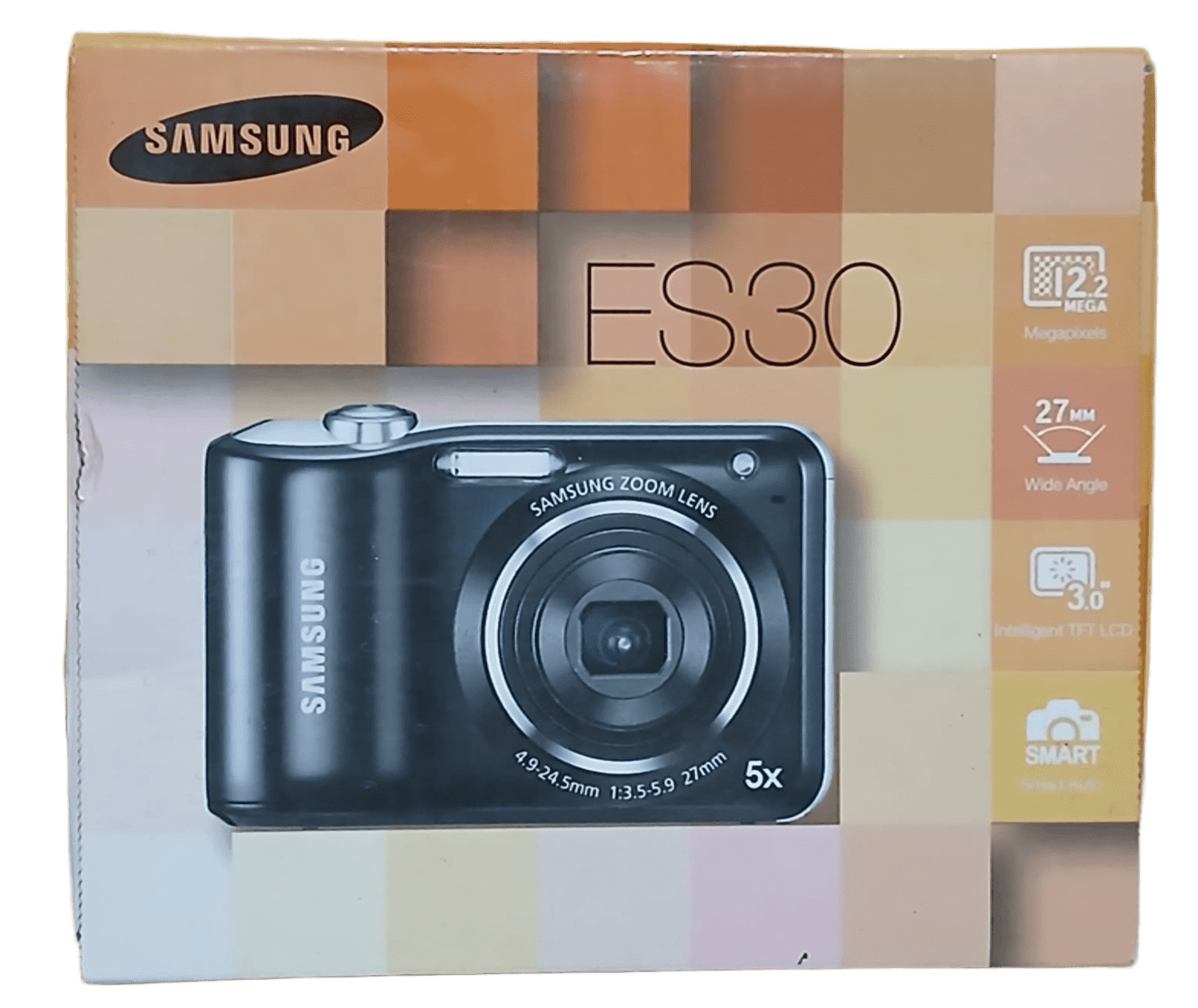 fotoğraf1 Samsung ES30 12.2Mp 5xOp 3.0″Lcd Ekran Siyah Dijital Fotoğraf Makinesi - Görsel 1