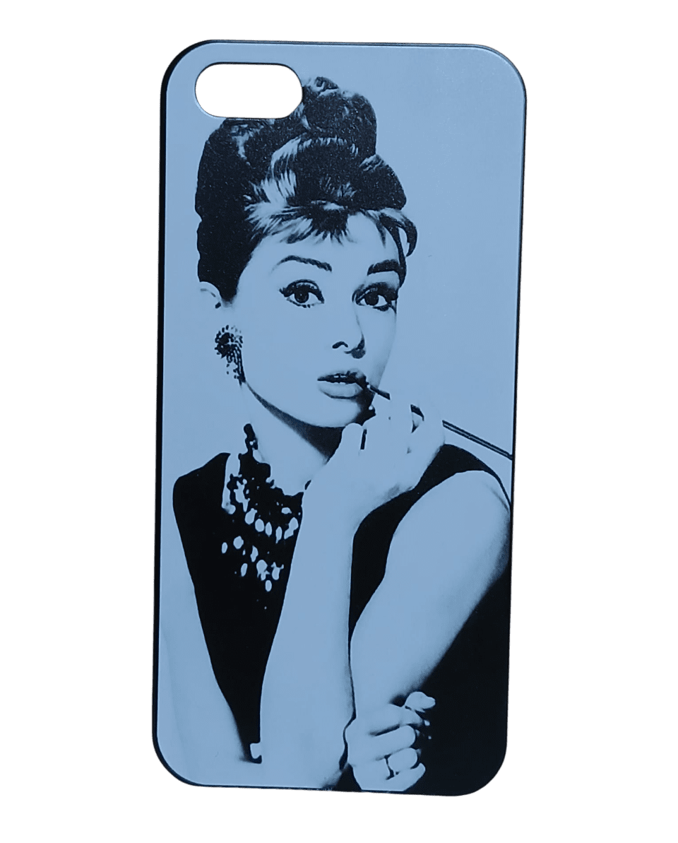 ıphone 5 kapak-Photoroom iPhone 5-5S Audrey Hepburn Telefon Kapağı - Görsel 1