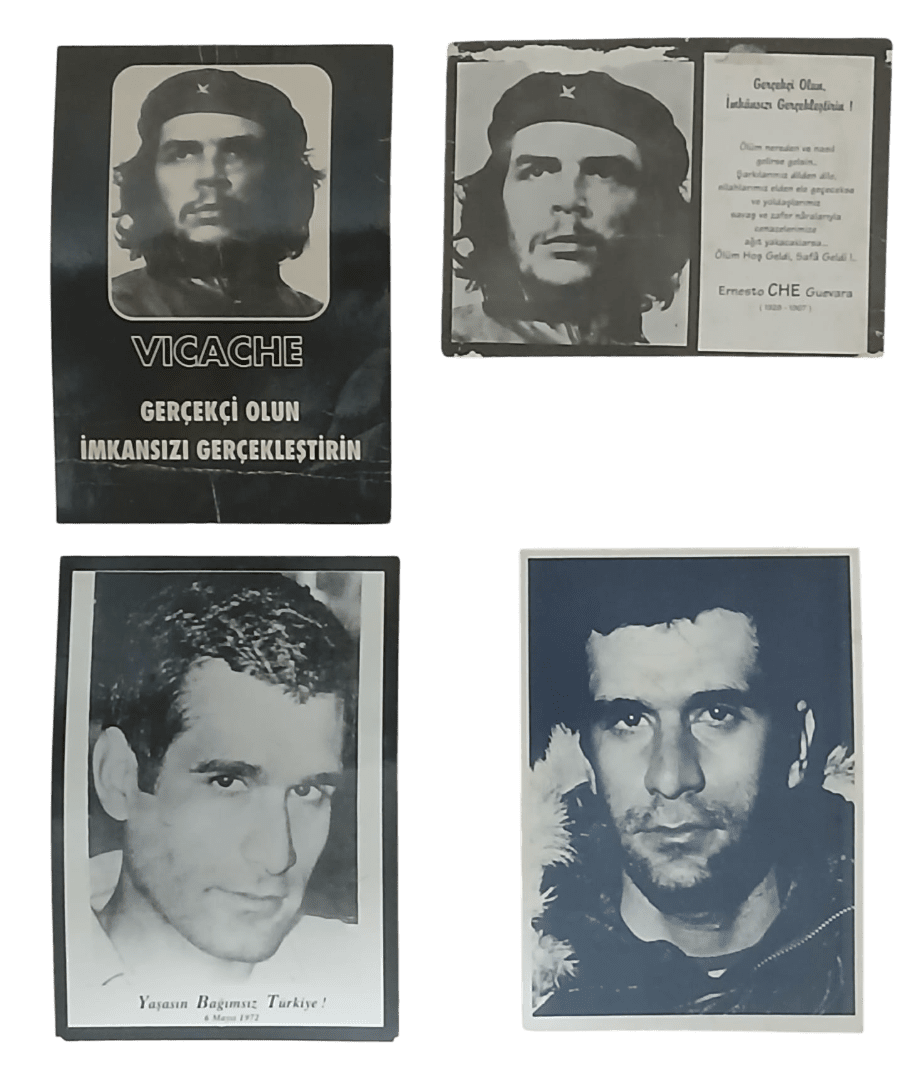 kart2-Photoroom Ernesto Che Guevara ve Deniz Gezmiş Kartpostal - Görsel 1