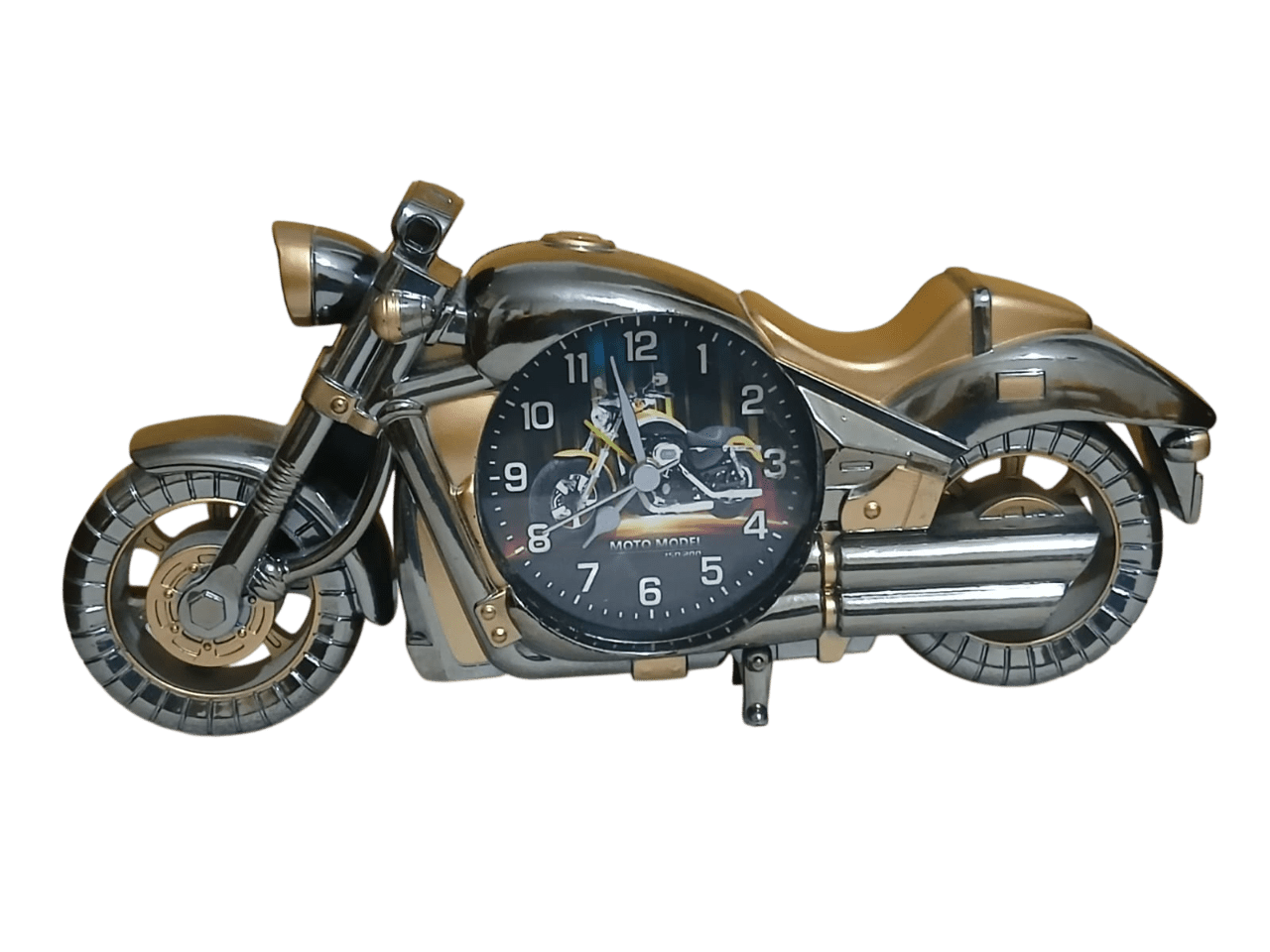 motor-Photoroom Motorsiklet Figürlü Masa Saati - Görsel 1