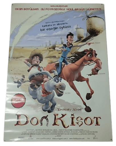 Don Kişot Çizgi Film Orijinal Film Afişi