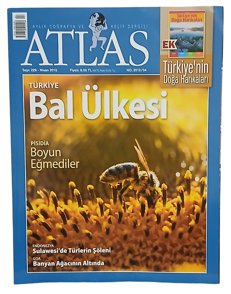 atlas 3-Photoroom Atlas Sayı 229-Nisan 2012+Atlas Türkiye'nin Doğa Harikaları Kitap - Görsel 1